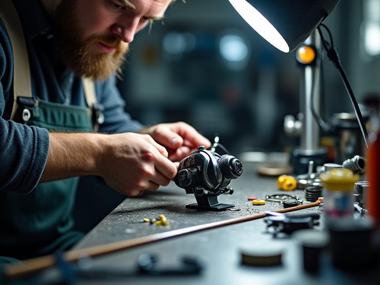 Fishing gear repair workshop